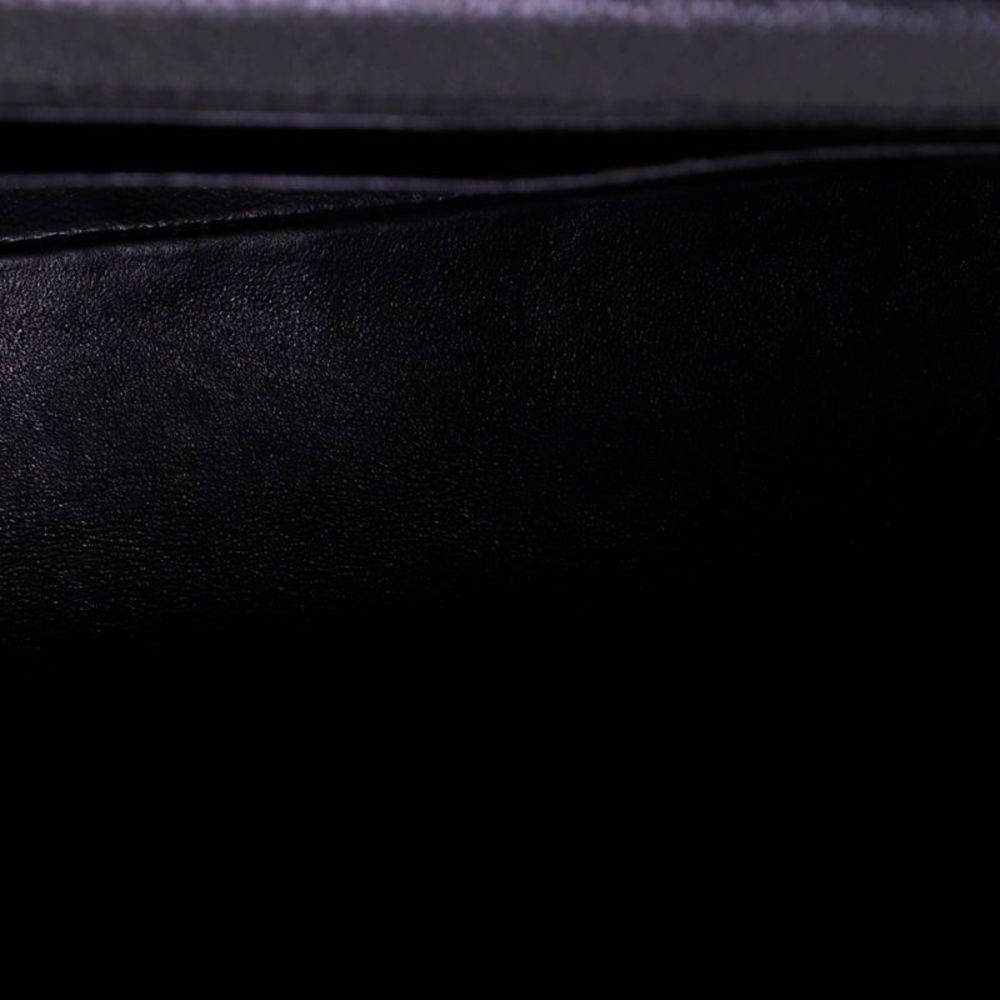 Chanel Vintage Classic Top Handle Flap Bag Caviar Jumbo Black - Picture 5 of 8